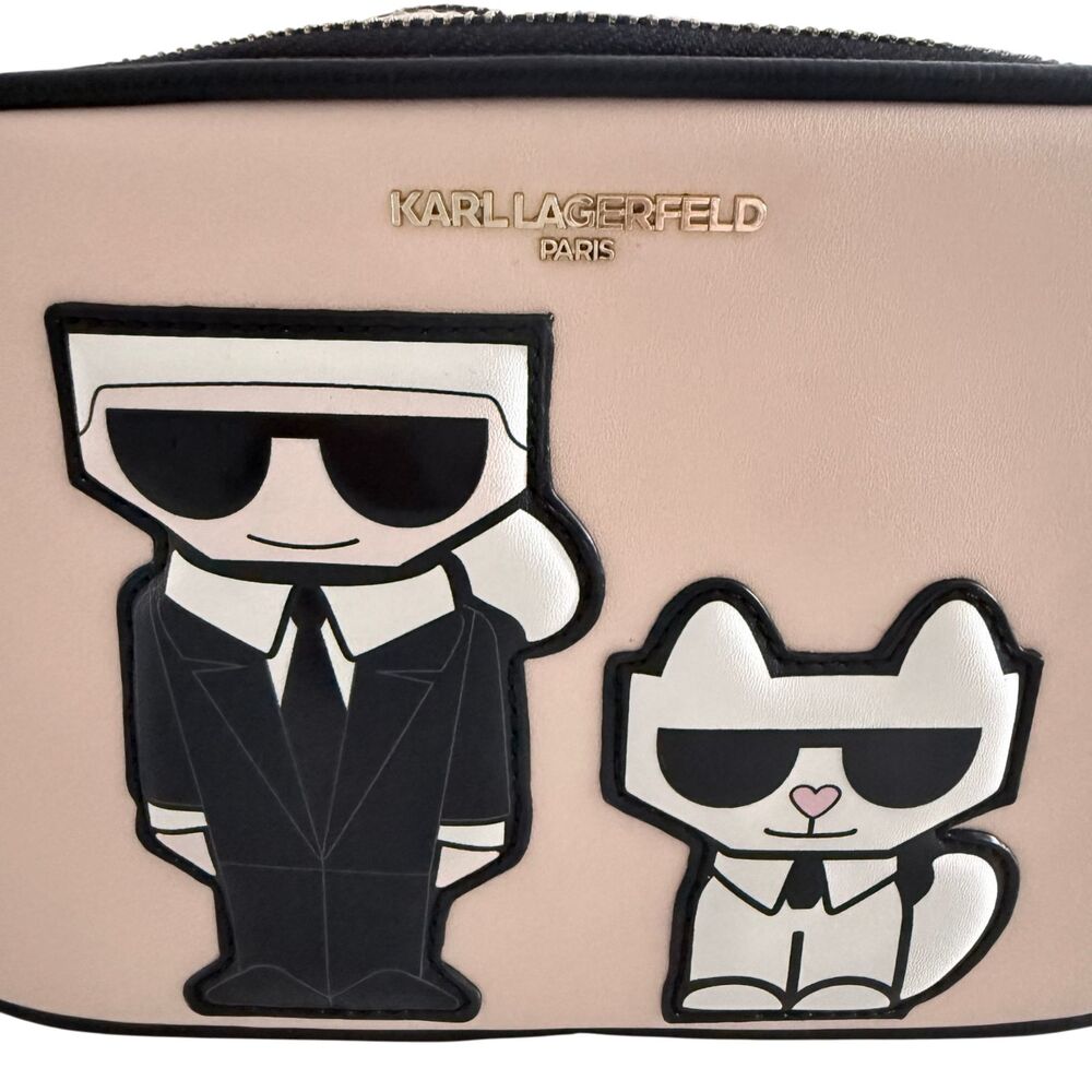 Pre-Owned Karl Lagerfeld Crossbody Bag - Beige Leather - Picture 10 of 16